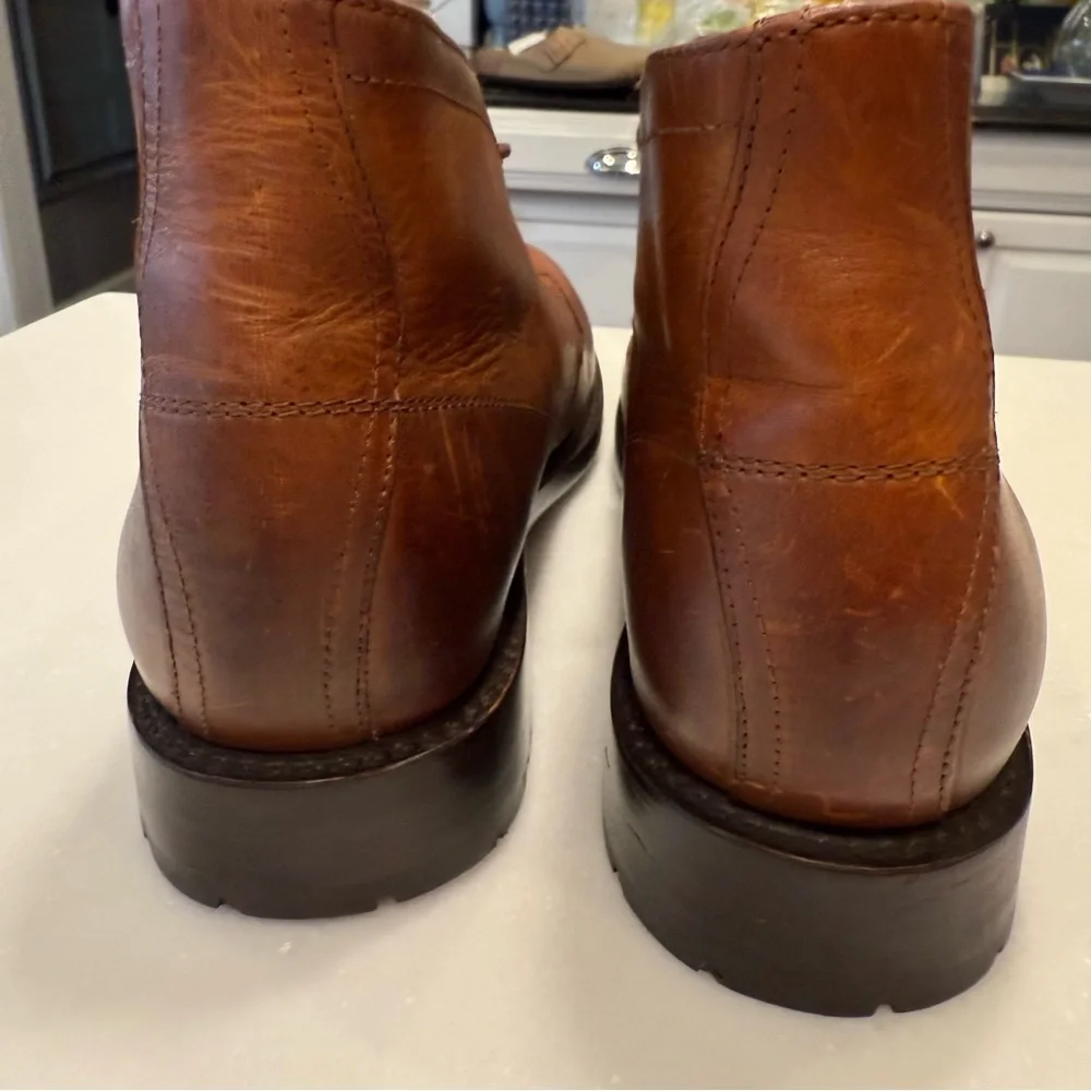 FRYE Bowery Men’s Chukka Boot Cognac Brown Size 11 D  FR40119 NEW!